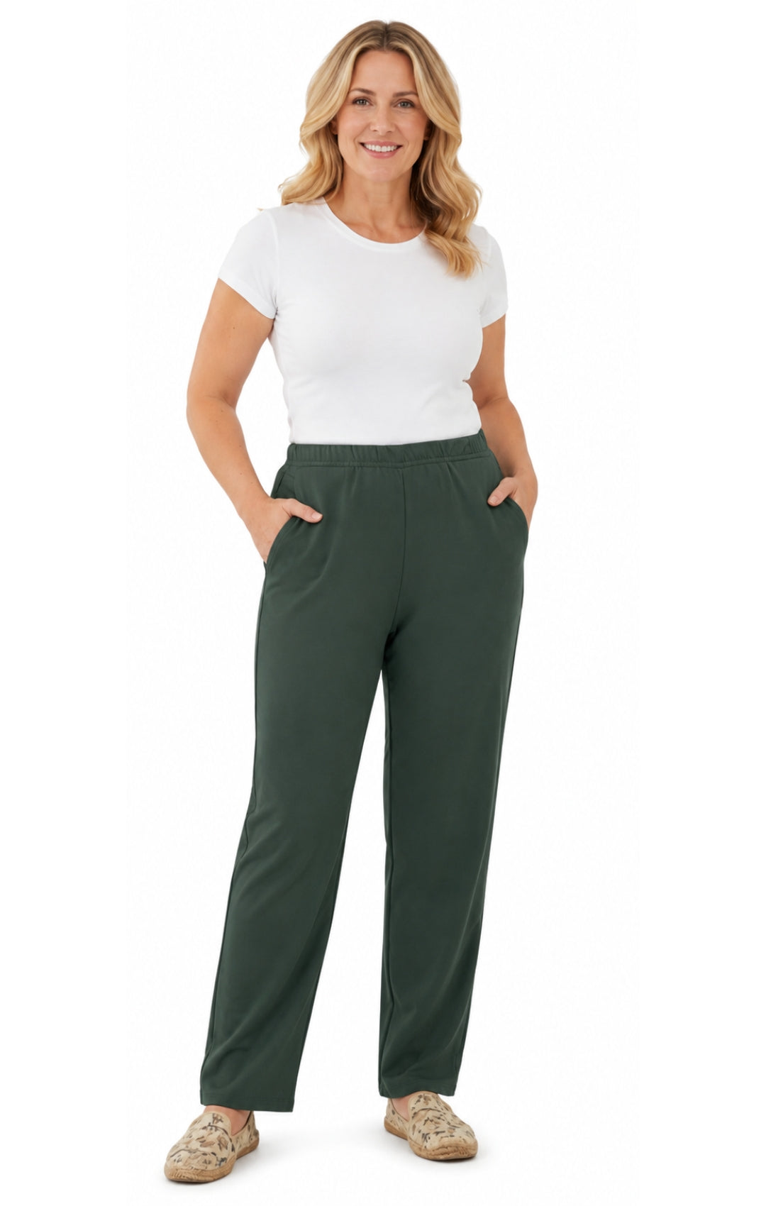 Women's Pull-On Knit Pants – Elastic Waist
