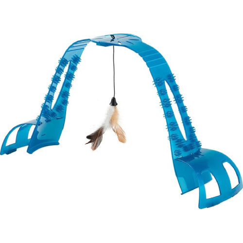 Turbo Cat Scratcher with Grooming Arch Combo