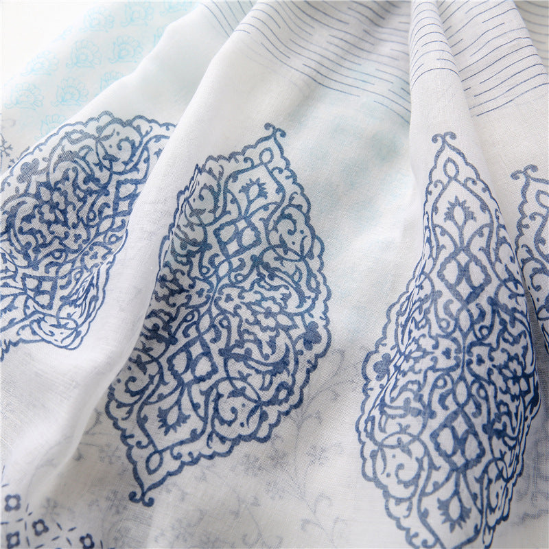 Lightweight Linen Neck Scarf