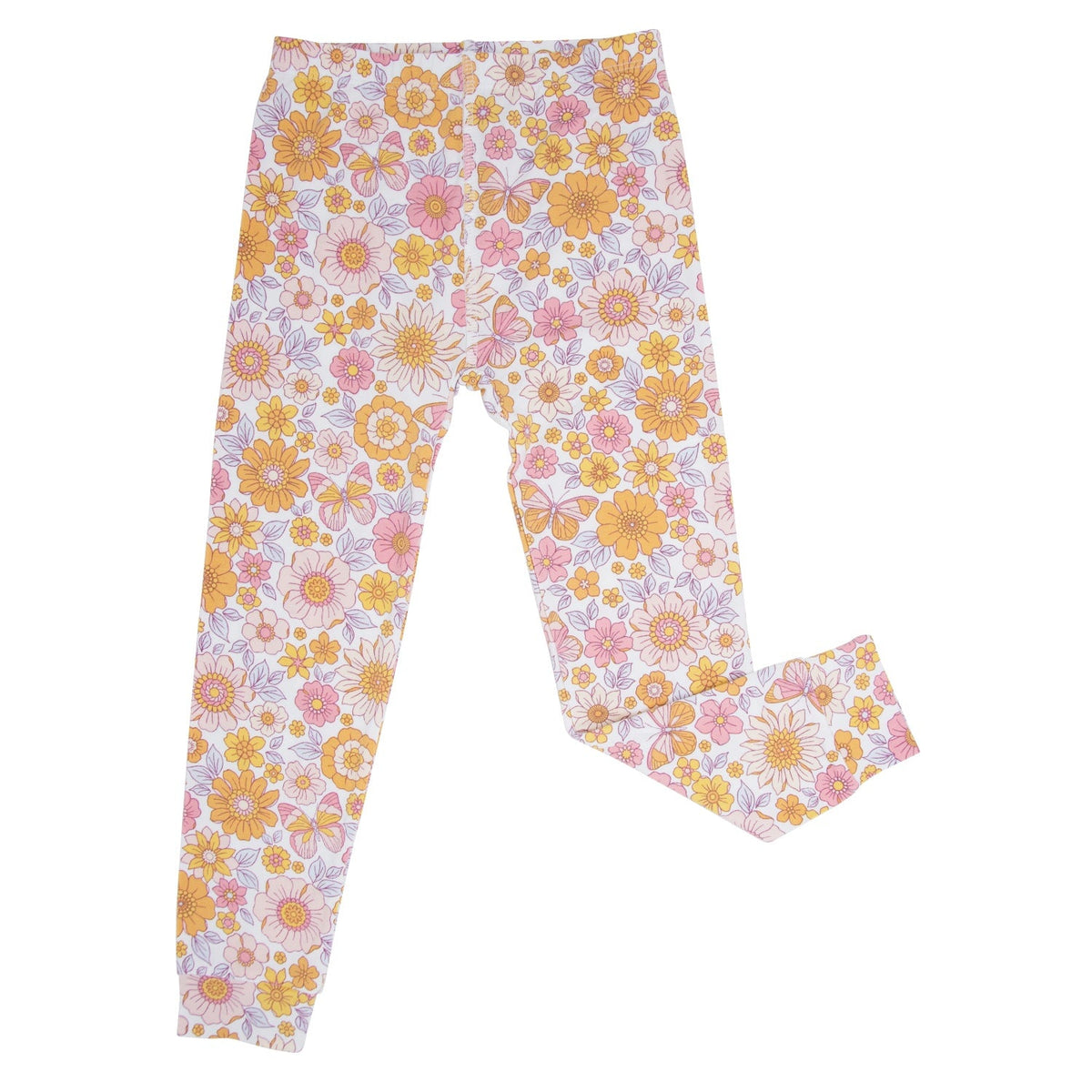 Retro Vintage Flowers Pajama Set