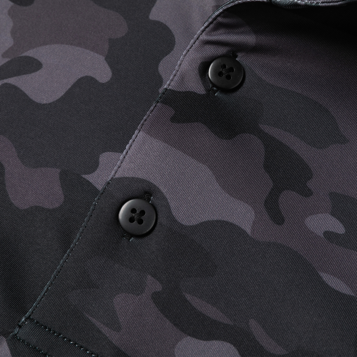 Men's Performance Polo, Black Camo