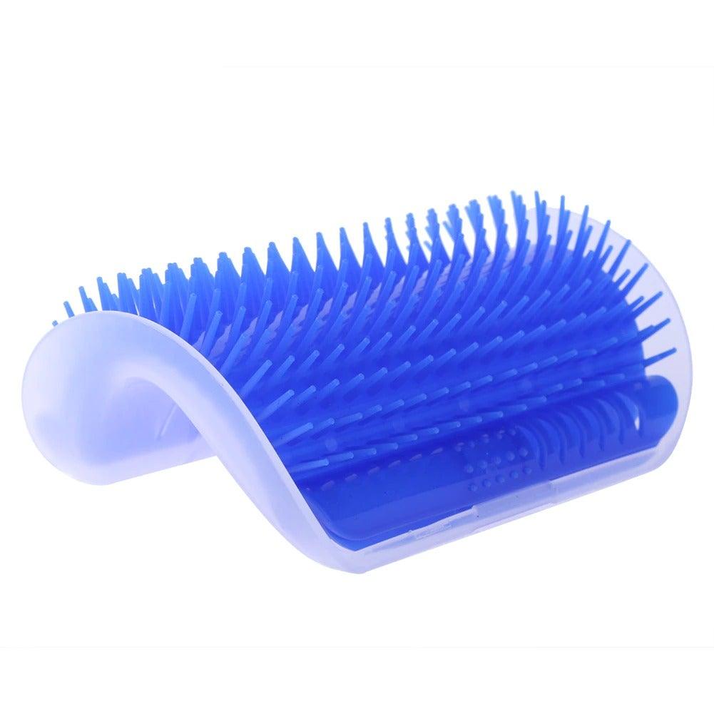 Cat Corner Scratcher and Self-Grooming Brush