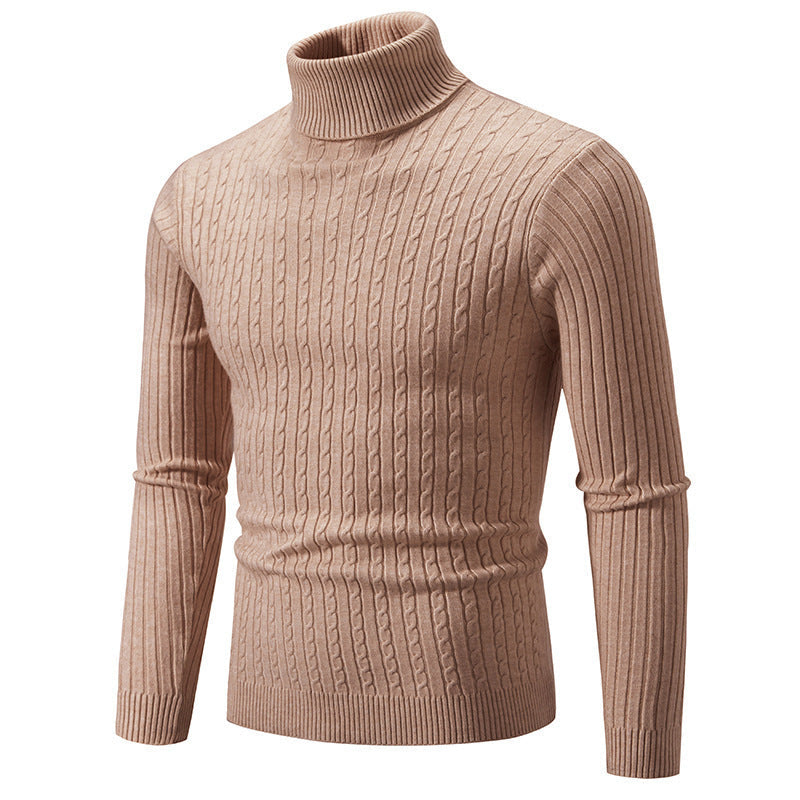 Men's Twist-Knit Pullover Sweater