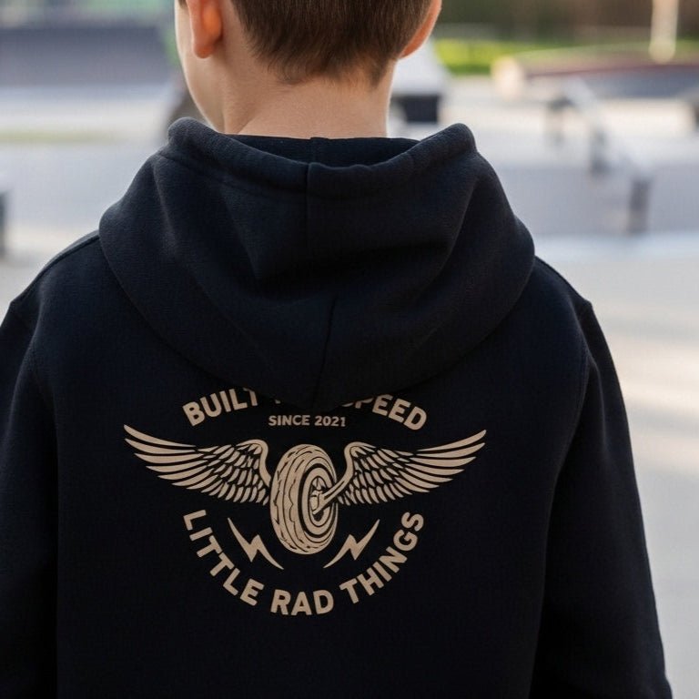 Winged Mechanic Hoodie – Black