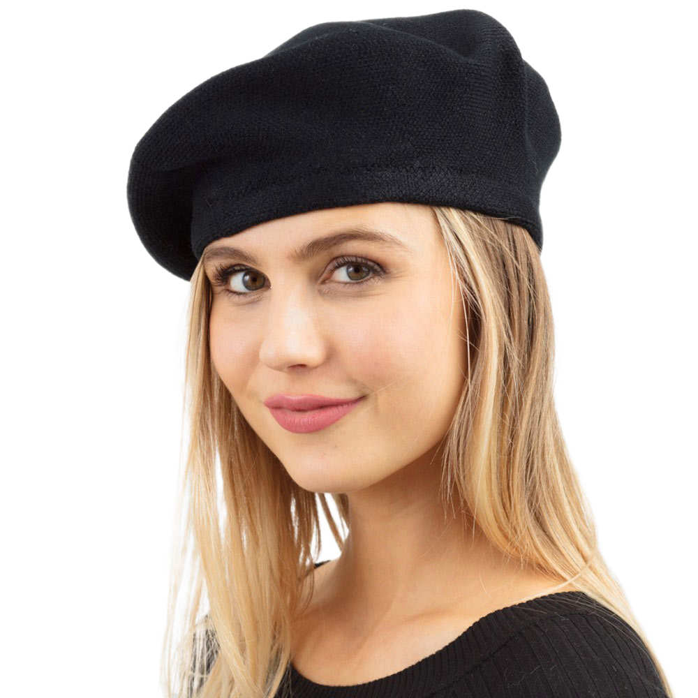 Stretchy Knit Beret