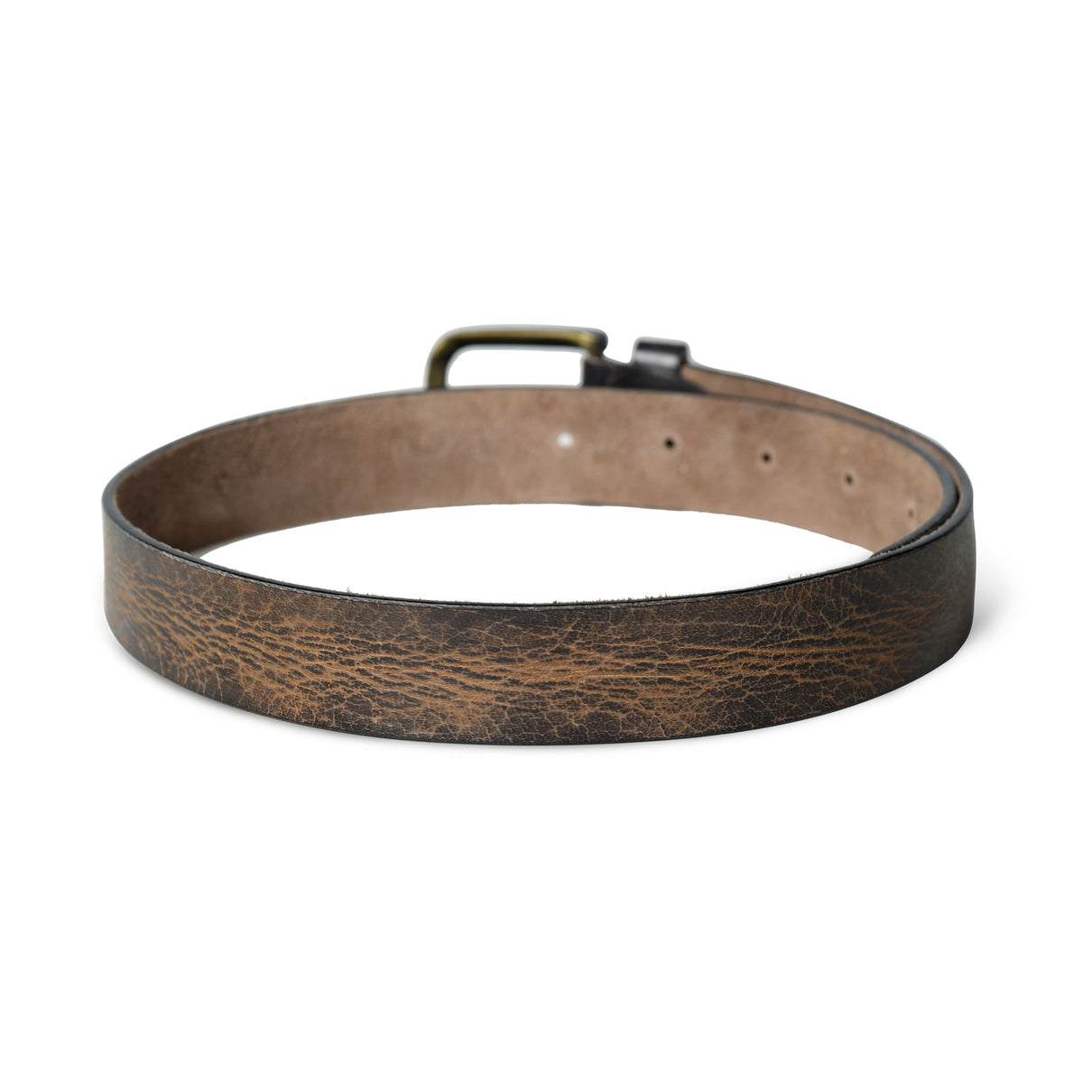 Dark Brown Full-Grain Leather Belt