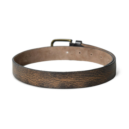 Dark Brown Full-Grain Leather Belt
