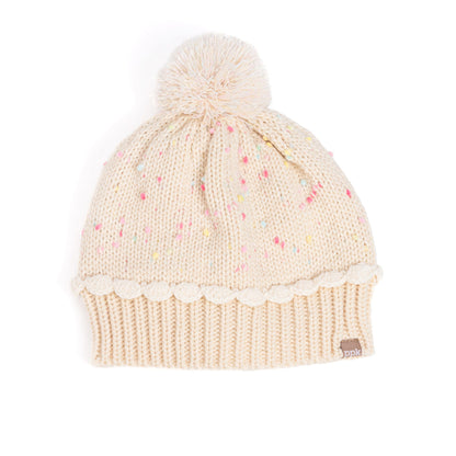 Cupcake Knit Beanie for Kids, Fleece Lined