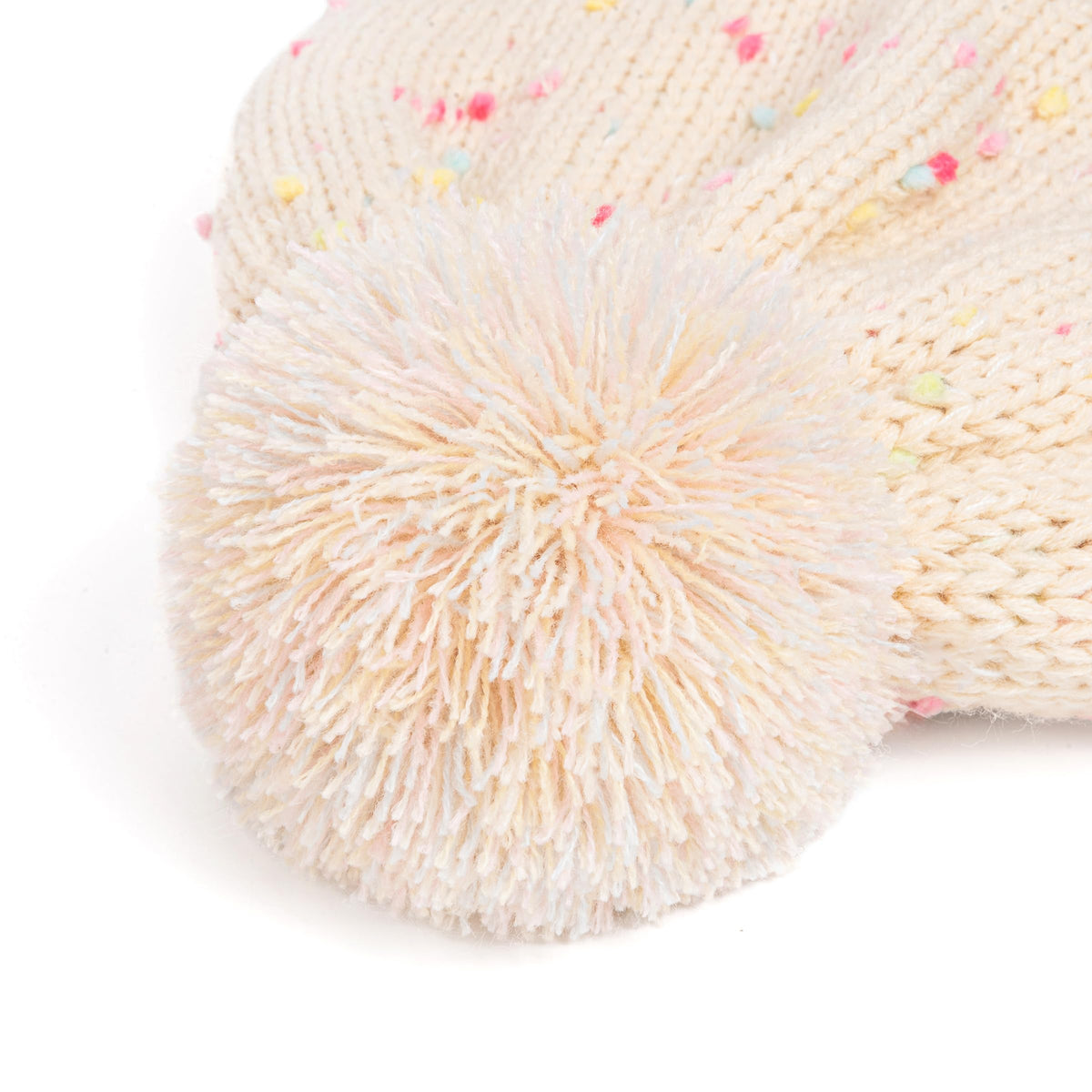 Cupcake Knit Beanie for Kids, Fleece Lined