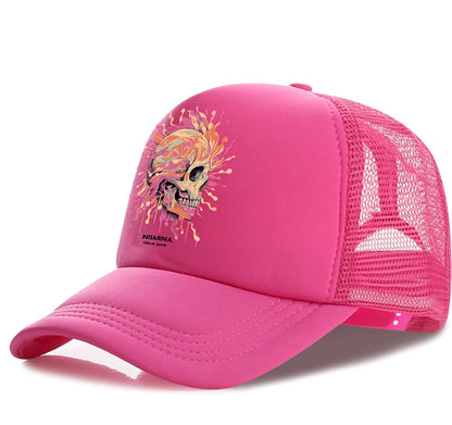 Men's Skull Baseball Cap – 6 Colors