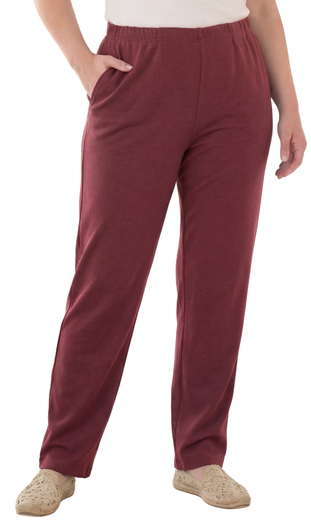 Women's Pull-On Knit Pants – Elastic Waist