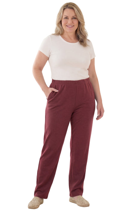 Women's Pull-On Knit Pants – Elastic Waist