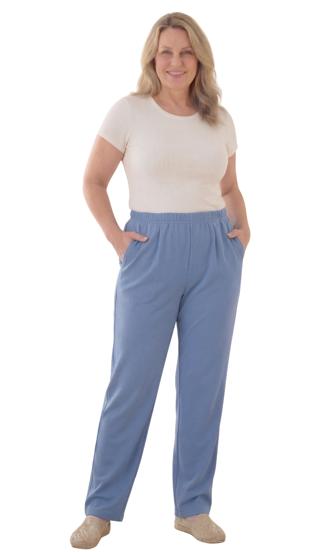 Women's Pull-On Knit Pants – Elastic Waist