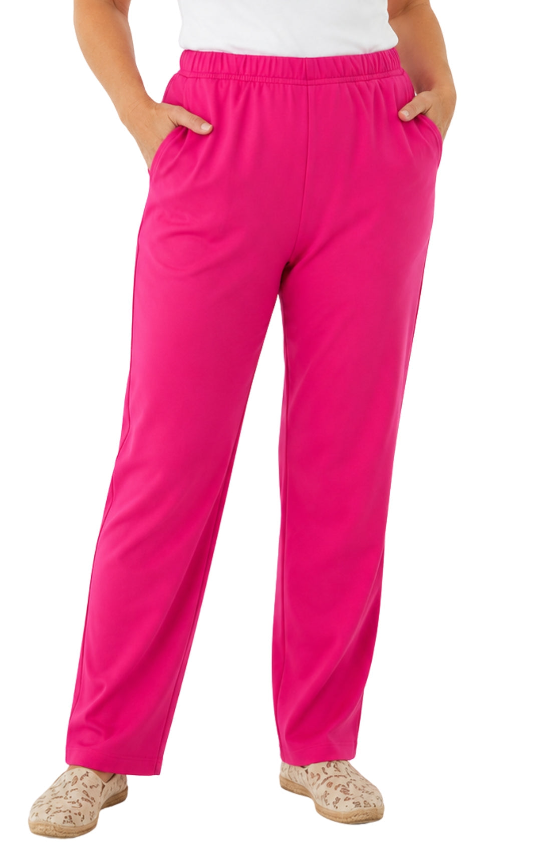 Women's Pull-On Knit Pants – Elastic Waist