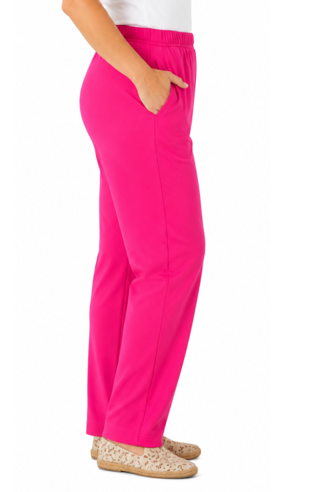 Women's Pull-On Knit Pants – Elastic Waist