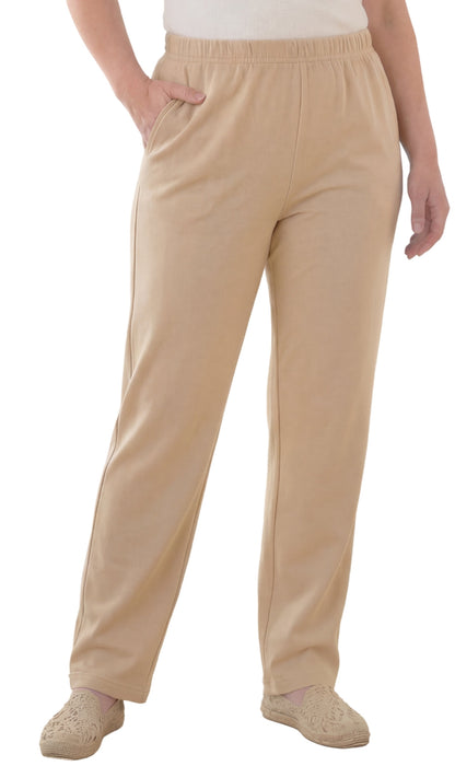 Women's Pull-On Knit Pants – Elastic Waist
