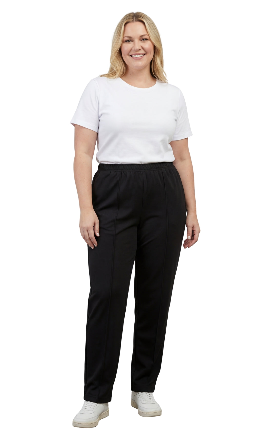 Women's Pull-On Dress Slacks – Elastic Waist