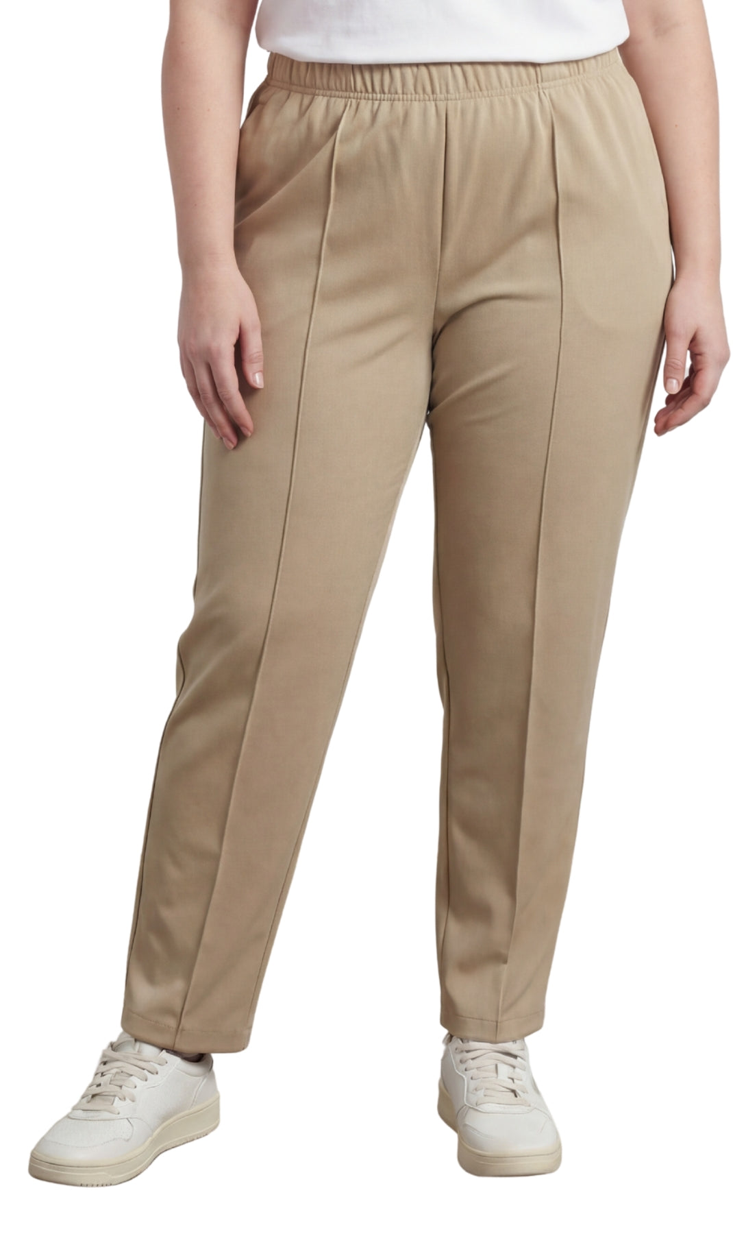 Women's Pull-On Dress Slacks – Elastic Waist