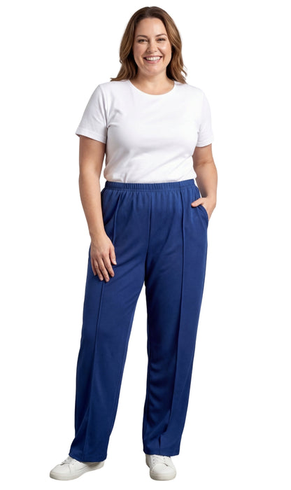 Women's Pull-On Dress Slacks – Elastic Waist