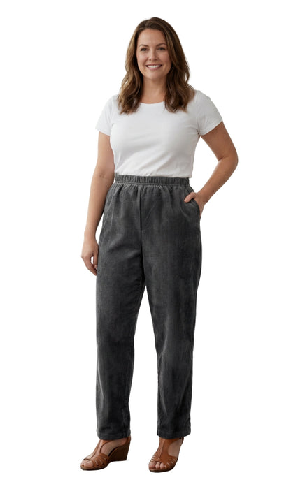 Women's Pull-On Corduroy Pants