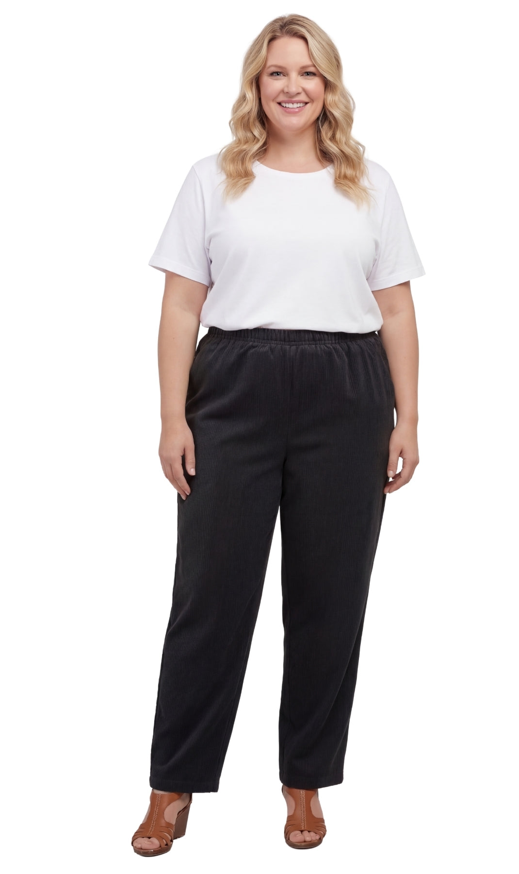 Women's Pull-On Corduroy Pants