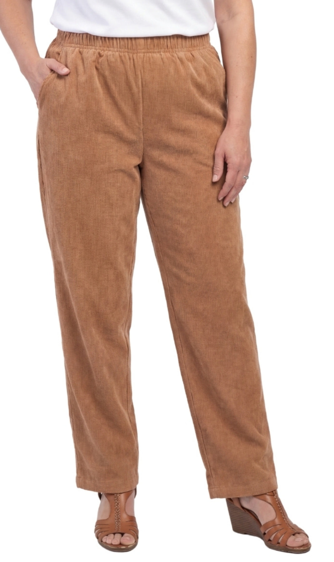 Women's Pull-On Corduroy Pants