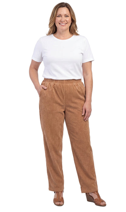 Women's Pull-On Corduroy Pants