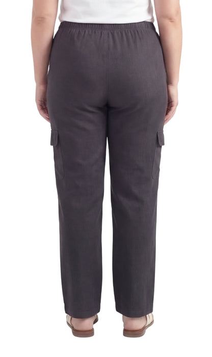 Women's Pull-On Denim Cargo Pants