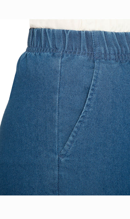 Women's Stretch Denim Capri Pants