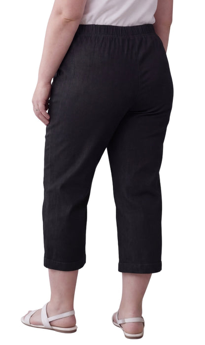 Women's Stretch Denim Capri Pants