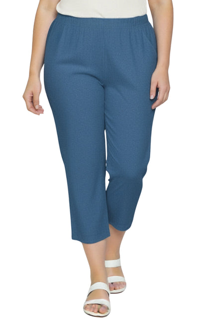 Women's Stretch Denim Capri Pants