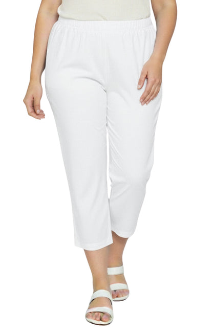 Women's Stretch Denim Capri Pants