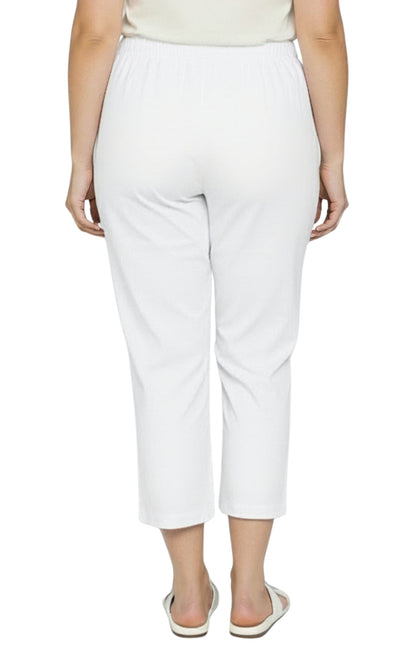 Women's Stretch Denim Capri Pants