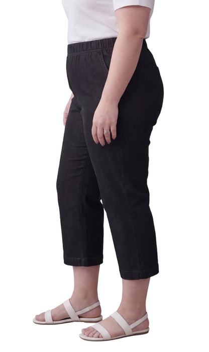 Women's Stretch Denim Capri Pants