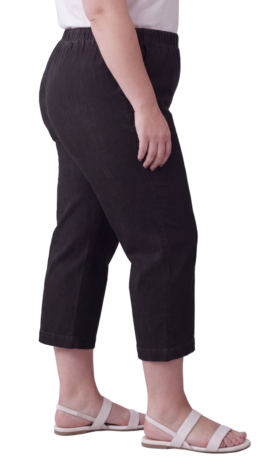 Women's Stretch Denim Capri Pants