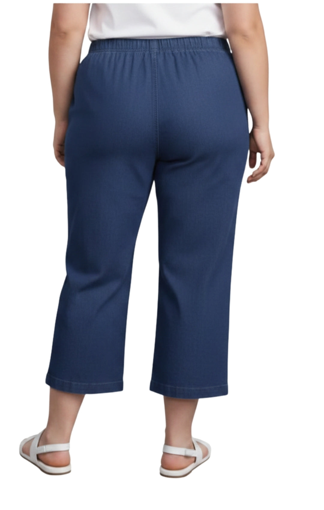 Women's Stretch Denim Capri Pants
