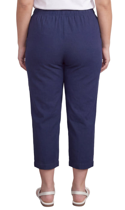 Women's Stretch Denim Capri Pants