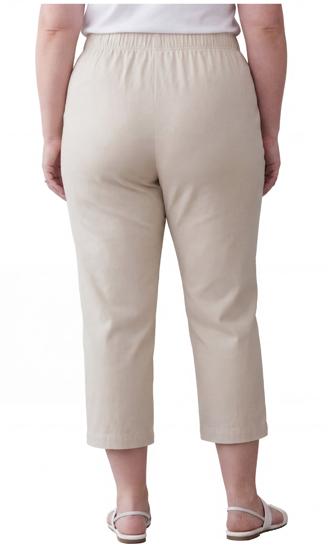 Women's Stretch Denim Capri Pants