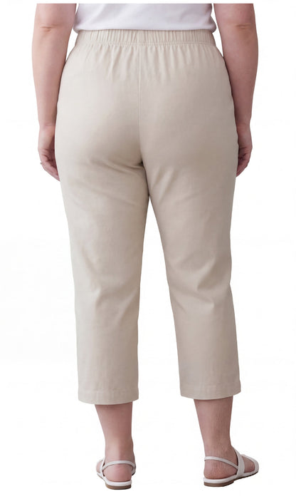 Women's Stretch Denim Capri Pants