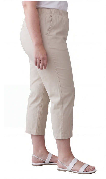 Women's Stretch Denim Capri Pants