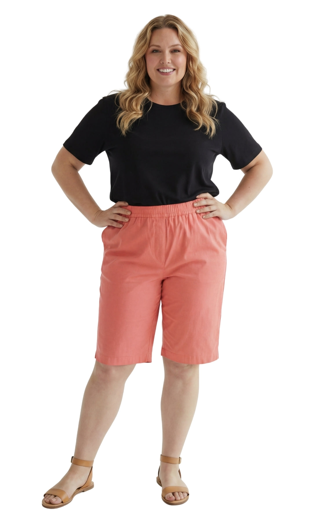 Women's Pull-On Bermuda Shorts – Denim & Twill