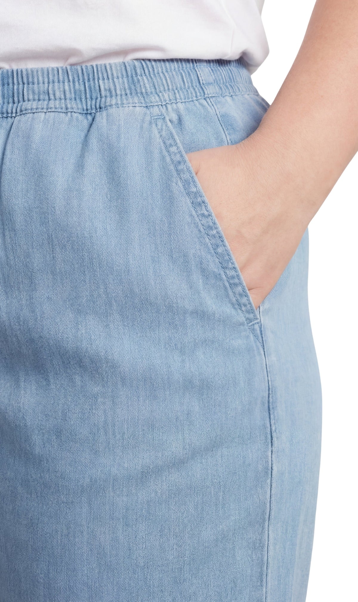 Women's Pull-On Bermuda Shorts – Denim & Twill