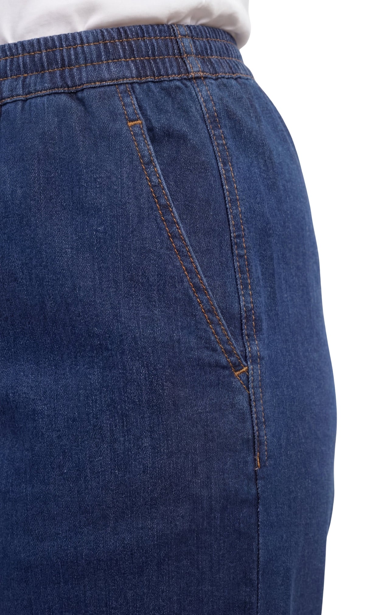 Women's Pull-On Bermuda Shorts – Denim & Twill