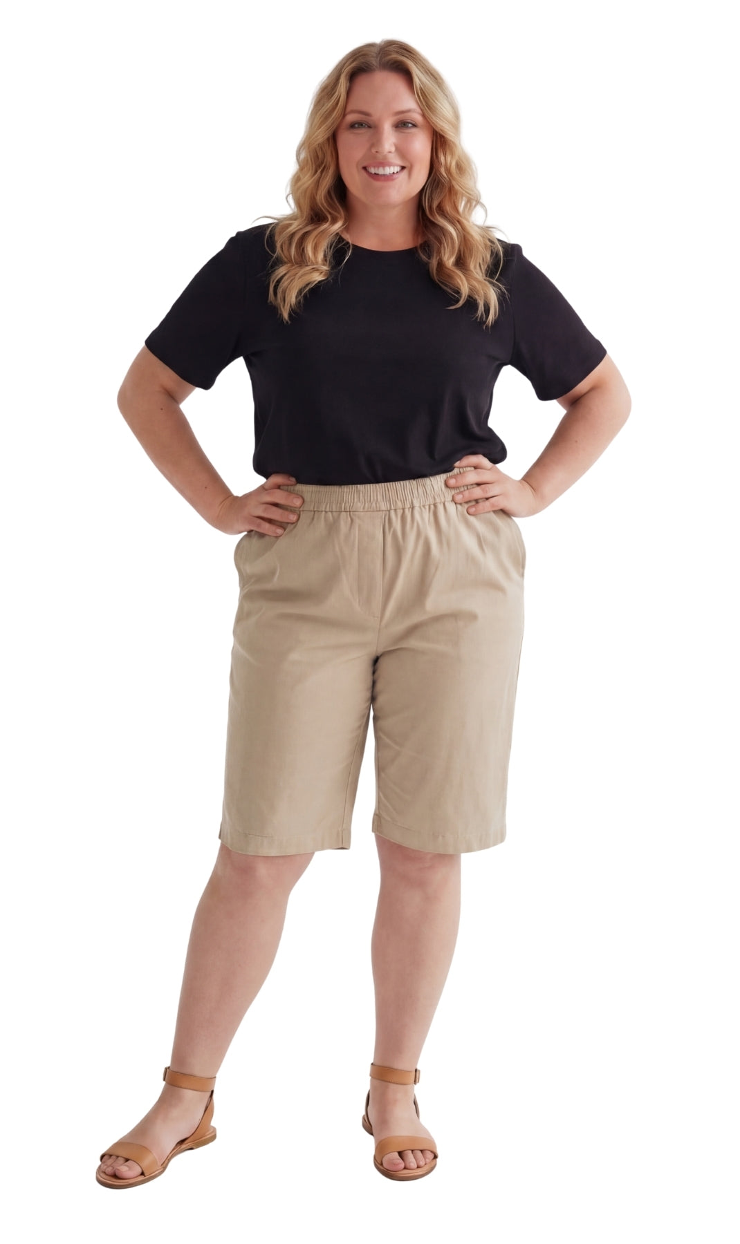 Women's Pull-On Bermuda Shorts – Denim & Twill