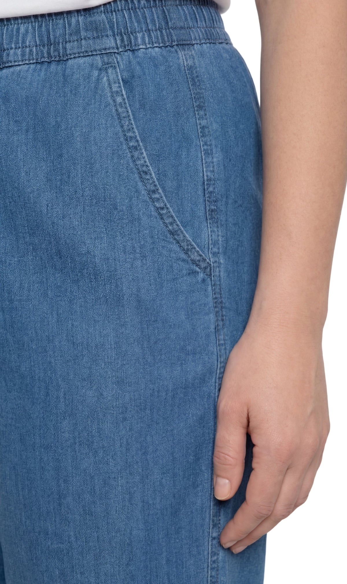 Women's Pull-On Bermuda Shorts – Denim & Twill