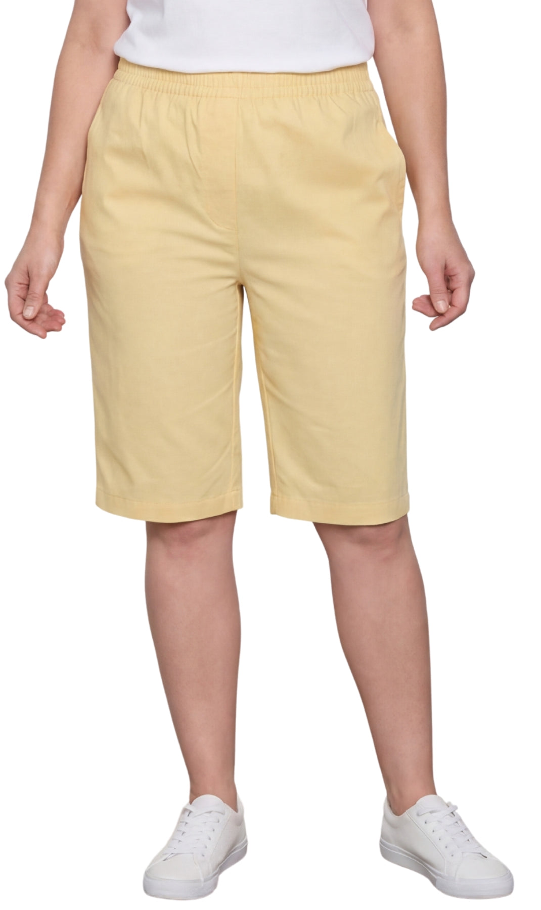 Women's Pull-On Bermuda Shorts – Denim & Twill