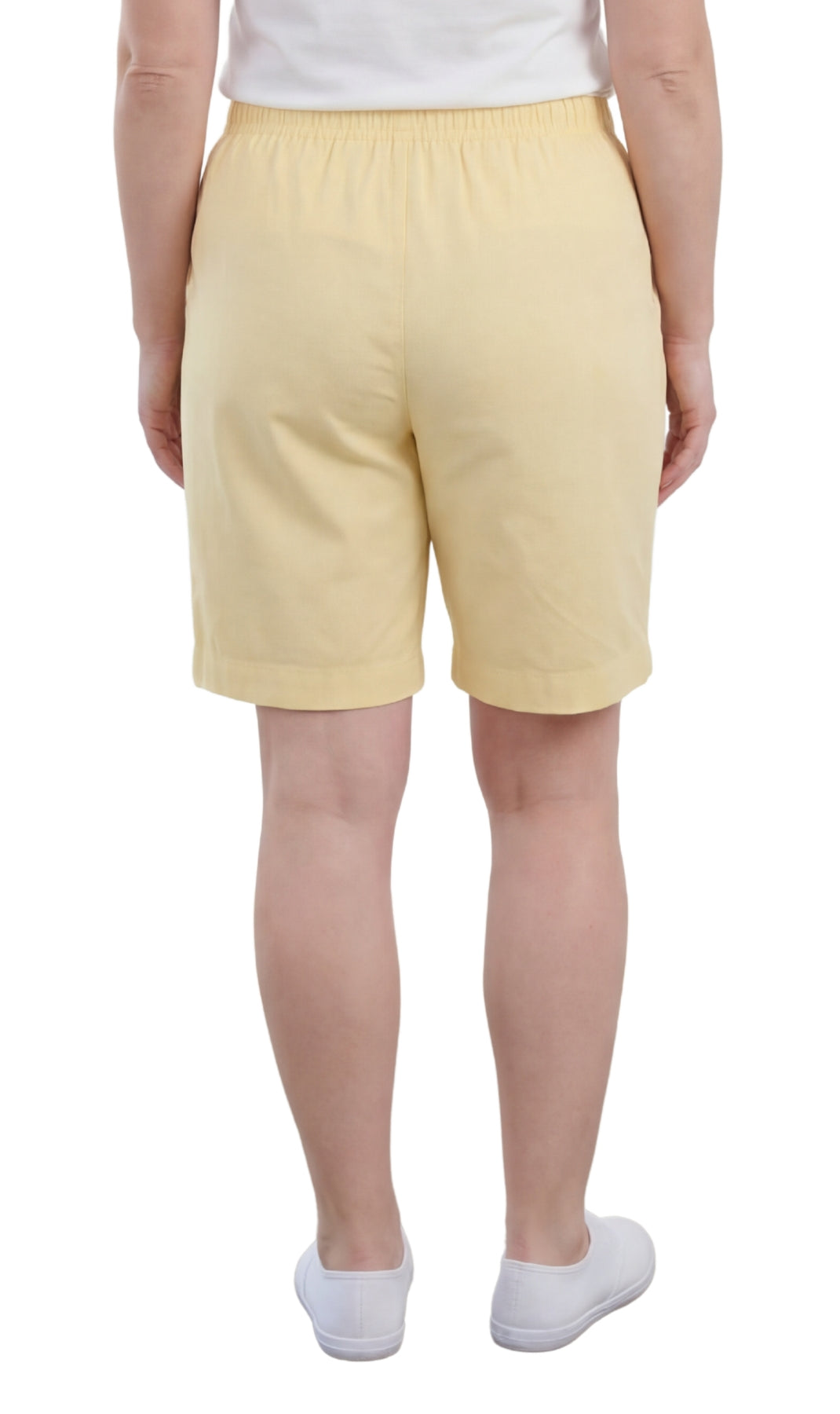 Women's Pull-On Denim & Twill Shorts, Stretch Waist
