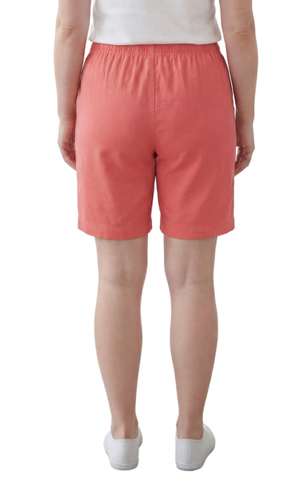 Women's Pull-On Denim & Twill Shorts, Stretch Waist