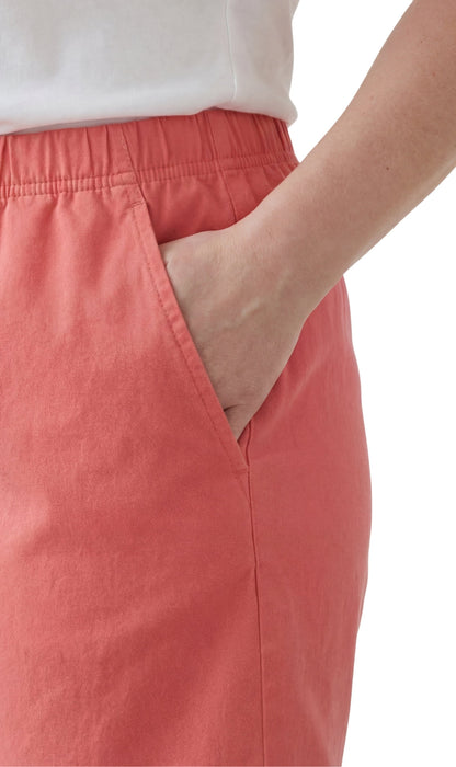Women's Pull-On Denim & Twill Shorts, Stretch Waist