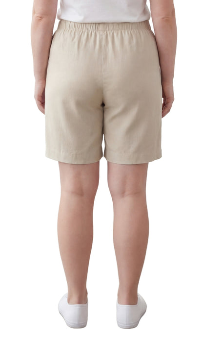 Women's Pull-On Denim & Twill Shorts, Stretch Waist